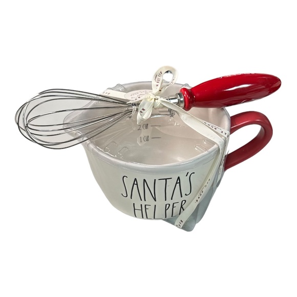 Rae Dunn "SANTA'S HELPER" & "JINGLE" Baking Set - Picture 2 of 2